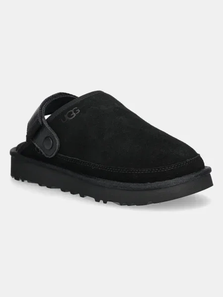 UGG papuci din piele Goldencoast Clog II negru