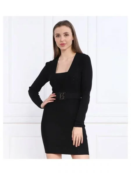BluGirl Blumarine Rochie negru