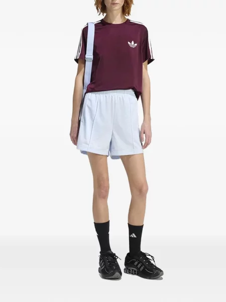 Stras tricou Adidas din jerseu alergare albastru