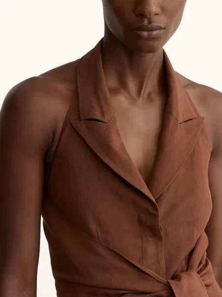 Reiss Kombinezon Taya orange pomarańczowy