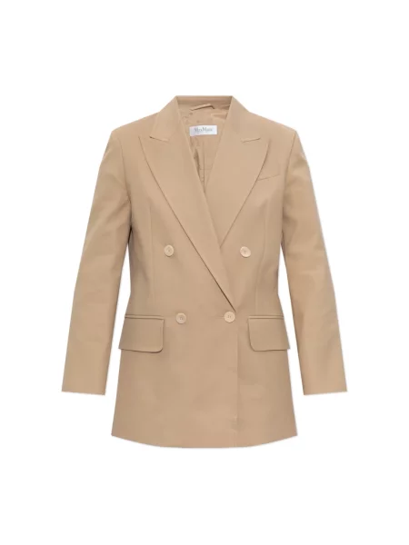 Marynarka Max Mara dwurzędowa beżowa