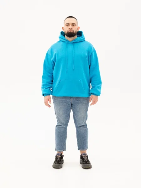 Кофти та светри Fruit of the loom Classic hooded sweat морська хвиля бавовна/поліестер