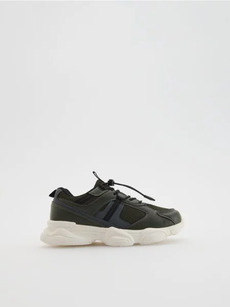 Reserved Sportowe sneakersy zielony