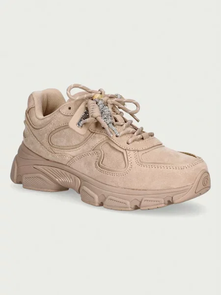 Guess IRRINA sneakers pentru femei din piele întoarsă bej