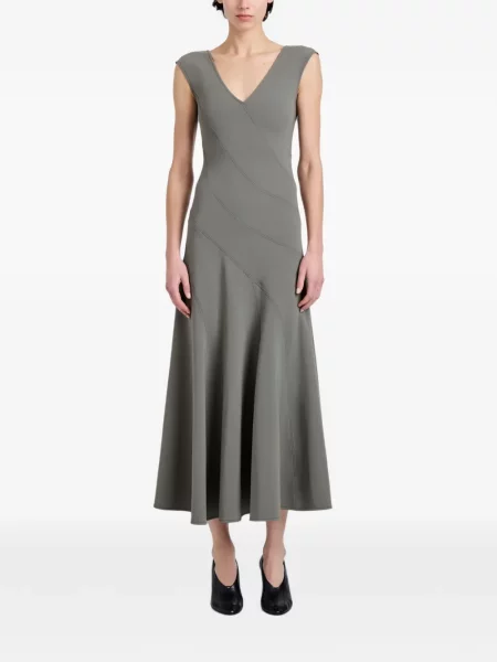 Rochie Proenza Schouler din crep gri