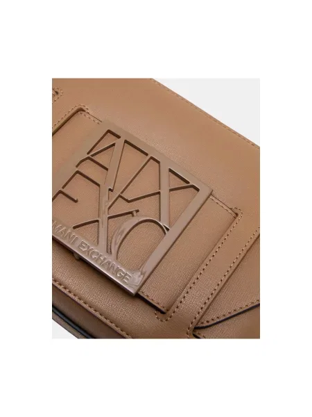 Kabelka Armani Exchange hnedá