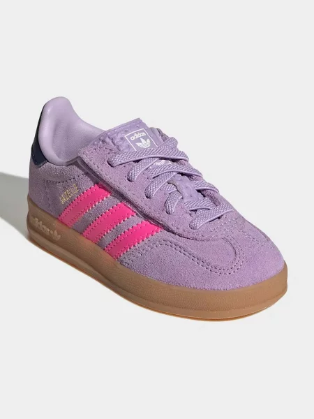 Adidas Sneakersy Gazelle Indoor Comfort Closure Elastic Lace fialová