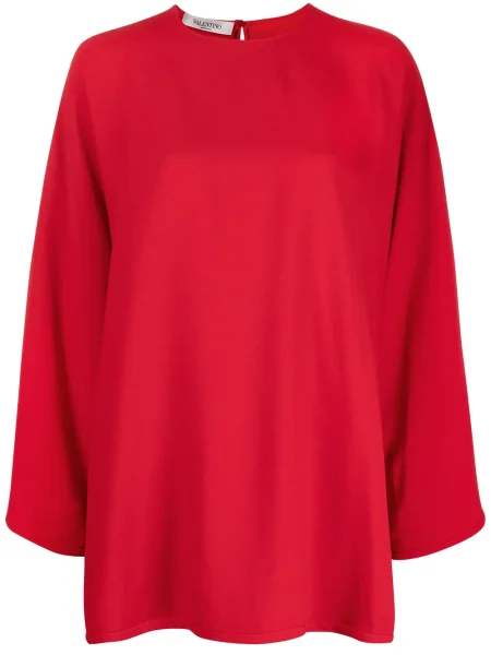 Bluzka Valentino Garavani czerwona