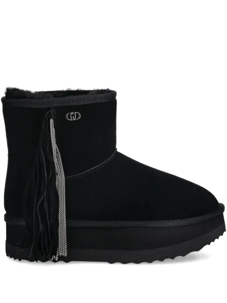 Боти до глезена Liu Jo с ресни черно