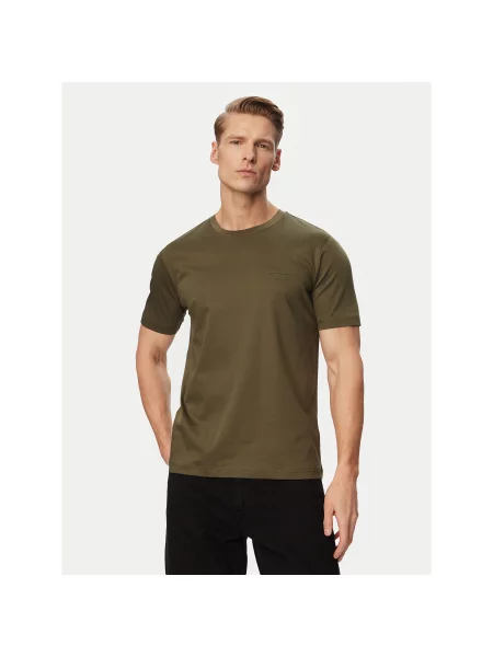 BOSS Póló TS_PS Spirit 70 Khaki Regular Fit