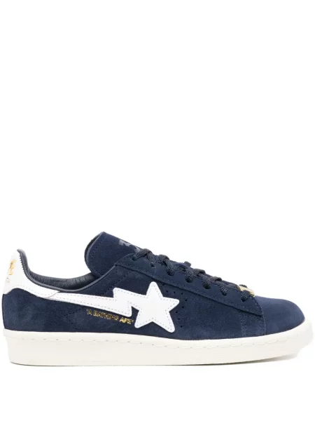 Sneakerși A Bathing Ape® din piele de căprioară albastru