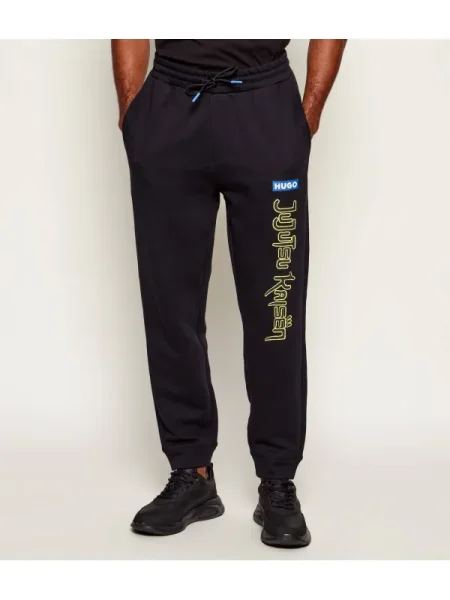 Hugo Blue Pantaloni de trening Nimaytro_JJK Hugo x Jujutsu Kaisen negru