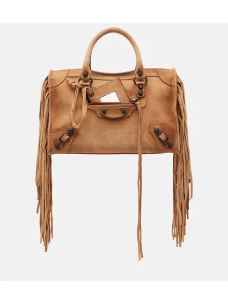 Geantă Balenciaga din piele bej