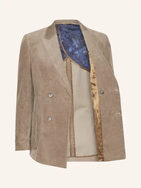 Paul Marynarka Garniturowa Slim Fit Ze Sztruksu gruen