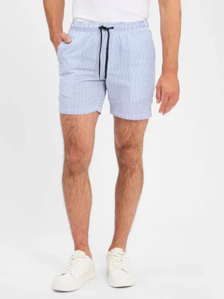 Redefined Rebel Szorty RRlan Mężczyźni niebieski|biały w S białe