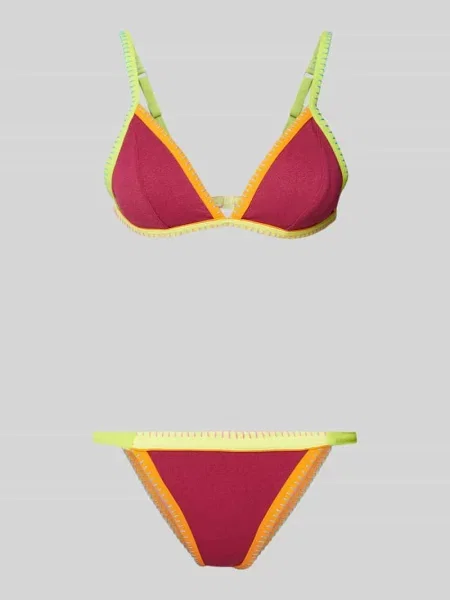 Zestaw bikini z fakturowanym wzorem model ‘TANEOFIABA SANTACOLOR’ Banana Moon