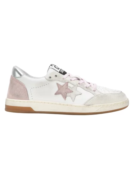 Sneakersy 2star zamszowe białe