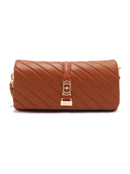 Torebka La Carrie skórzana brązowa