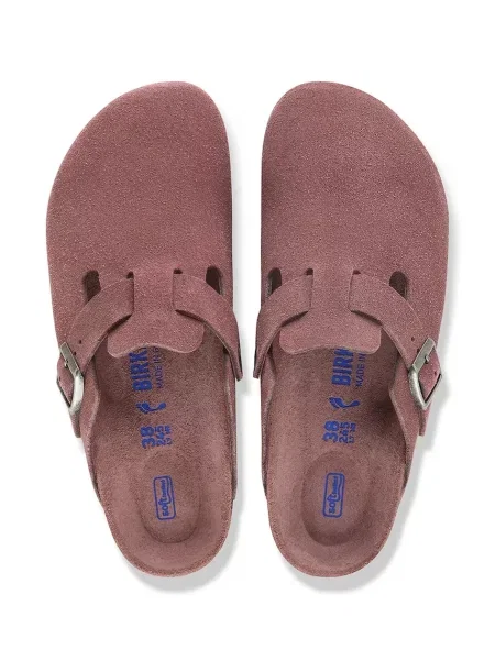 Замшевые шлепанцы Birkenstock