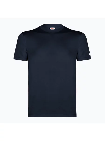 Koszulka tenisowa Wilson Team Graphic classic navy granatowa