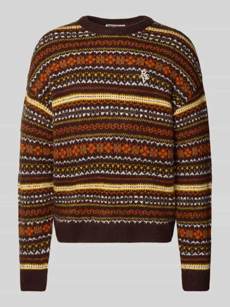 Sweter o kroju regular fit z dodatkiem wełny z efektem dzianiny Review