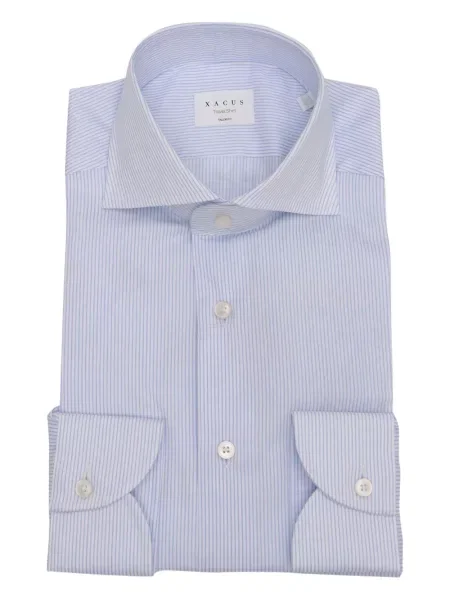 Pruhovaná košile Xacus modrá