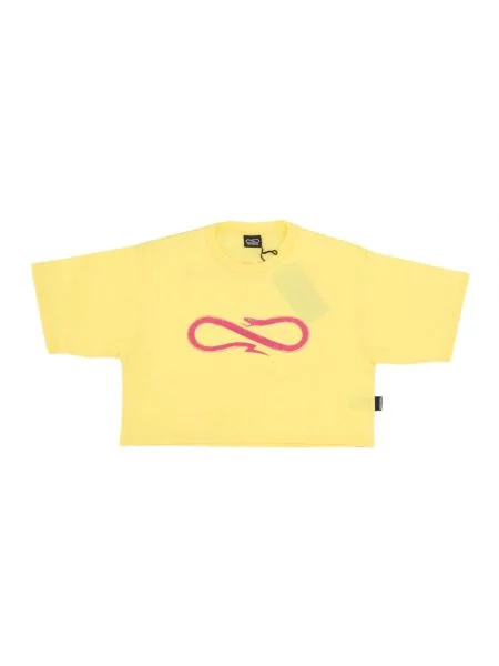 Koszulka Propaganda o krotszym kroju żółta