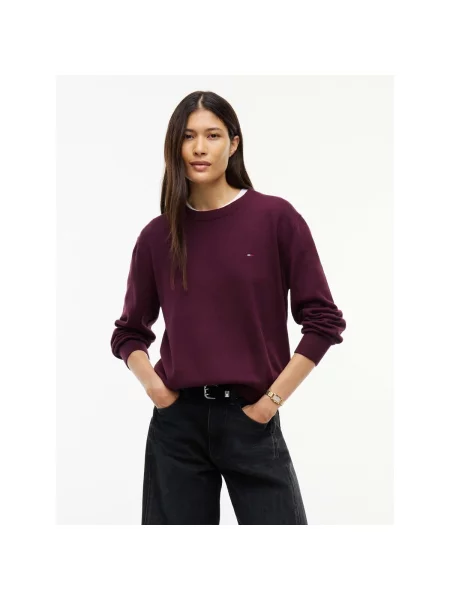 Mikina Tommy Jeans fialová