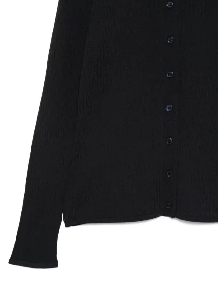 Cardigan Seventy cu nervuri albastru