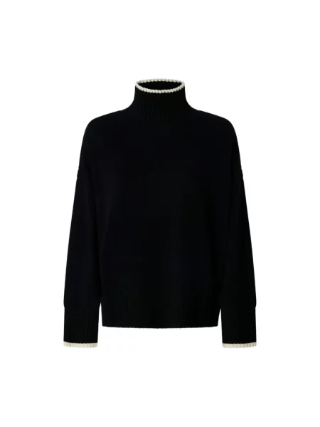 Sweter Pinko wełniany czarny