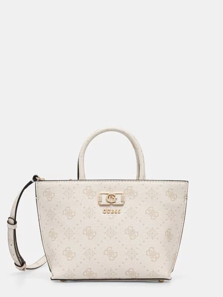 Guess geantă crossbody pentru femei cu imitație de piele EMELIE alb