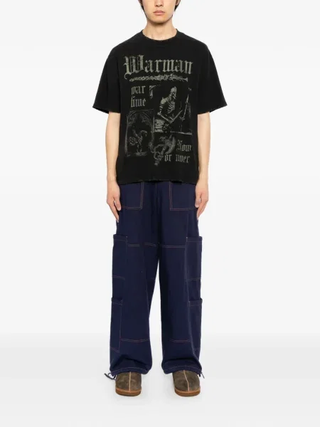 Tricou Warman cu imagine negru
