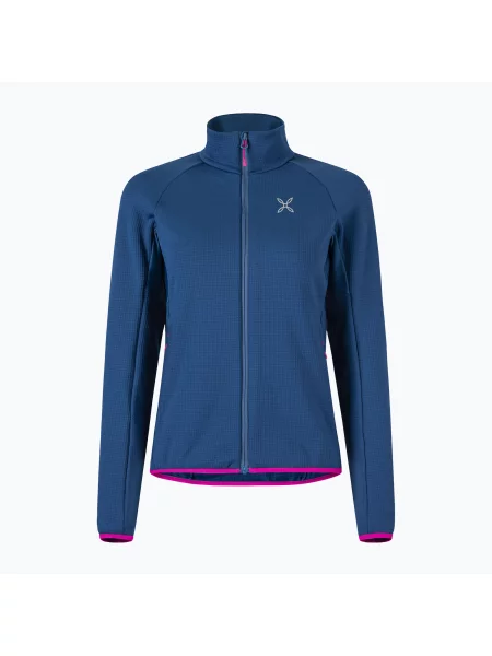 Mikina Montura Merano Maglia deep blue/intense violet modrá