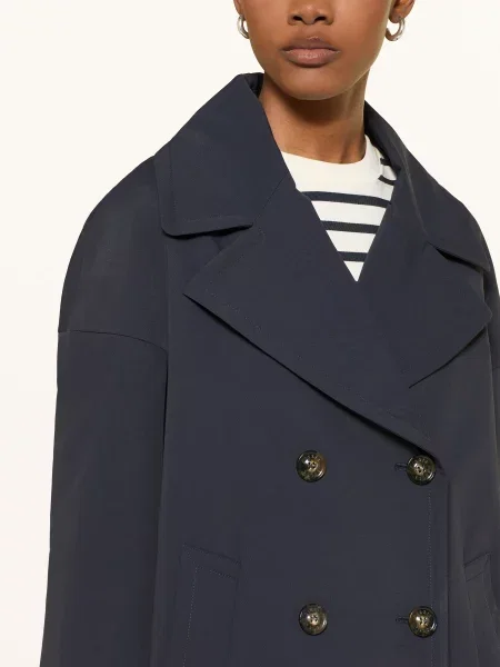 Cinzia Rocca Kurtka Caban blau granatowa