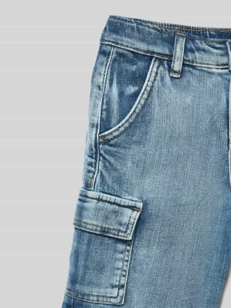 Szorty jeansowe z cargo Mayoral niebieskie