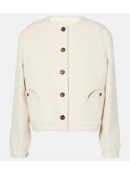 Geacă Blazé Milano de lână alb