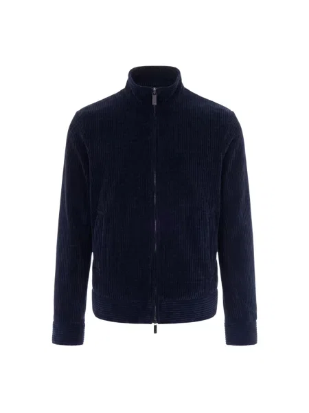 Bluza rozpinana Emporio Armani niebieska