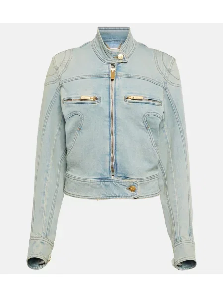 Geacă de blugi Blumarine albastru