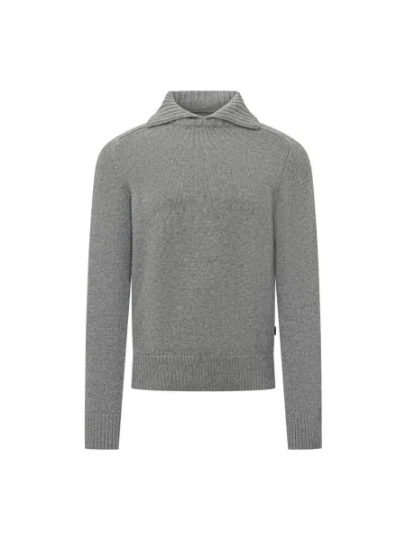 Sweter Sebago wełniany szary