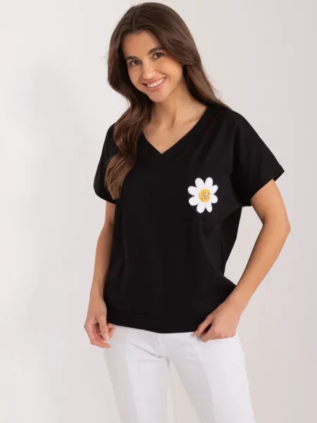 Bluză Fashionhunters negru