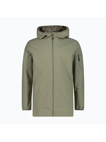 Мъжко дъждобранно яке CMP Fix Hood sage зелено