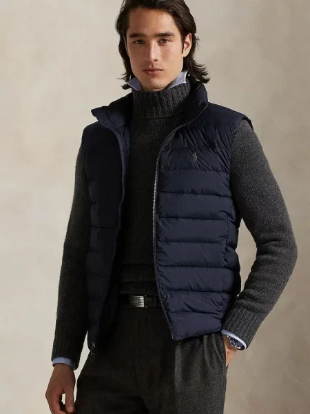 Polo Ralph Lauren vestă bleumarin de tranzitie