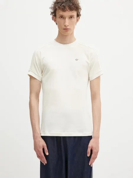 Tricou adidas Premium Cali T-Shirt Cream White S alb