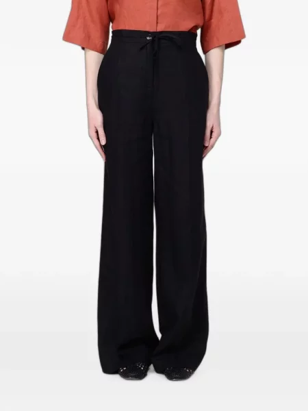 Pantaloni palazzo Colmar de in cu cordon negru