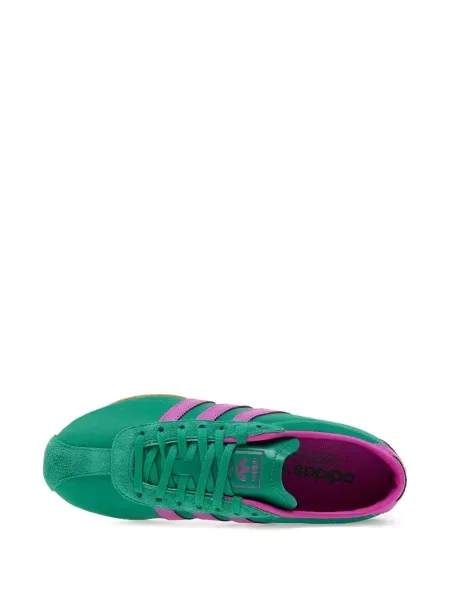 Sneakerși Adidas cu dungi verde