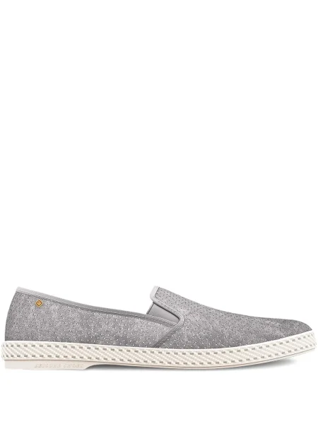 Pantofi loafer Riviera din piele de căprioară gri
