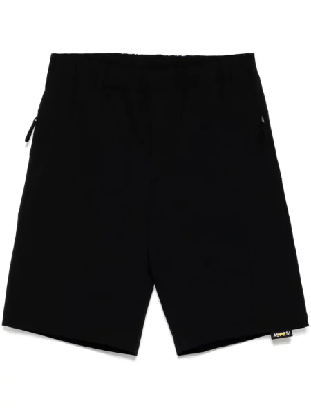 Pantaloni scurți Aspesi de in albastru