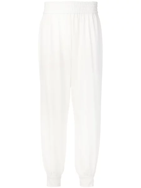 Pantaloni Marc Jacobs conici alb
