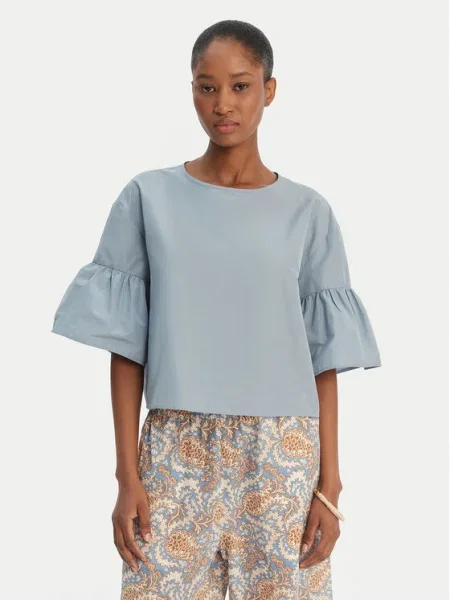 Weekend Max Mara Bluză Break celest albastru