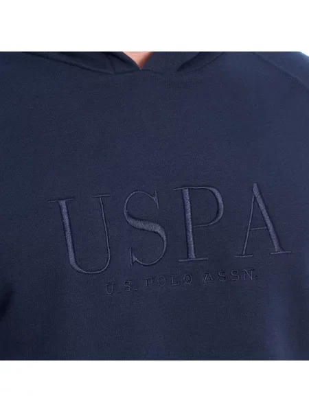 Bluza z kapturem U.s Polo Assn. z kapturem niebieska